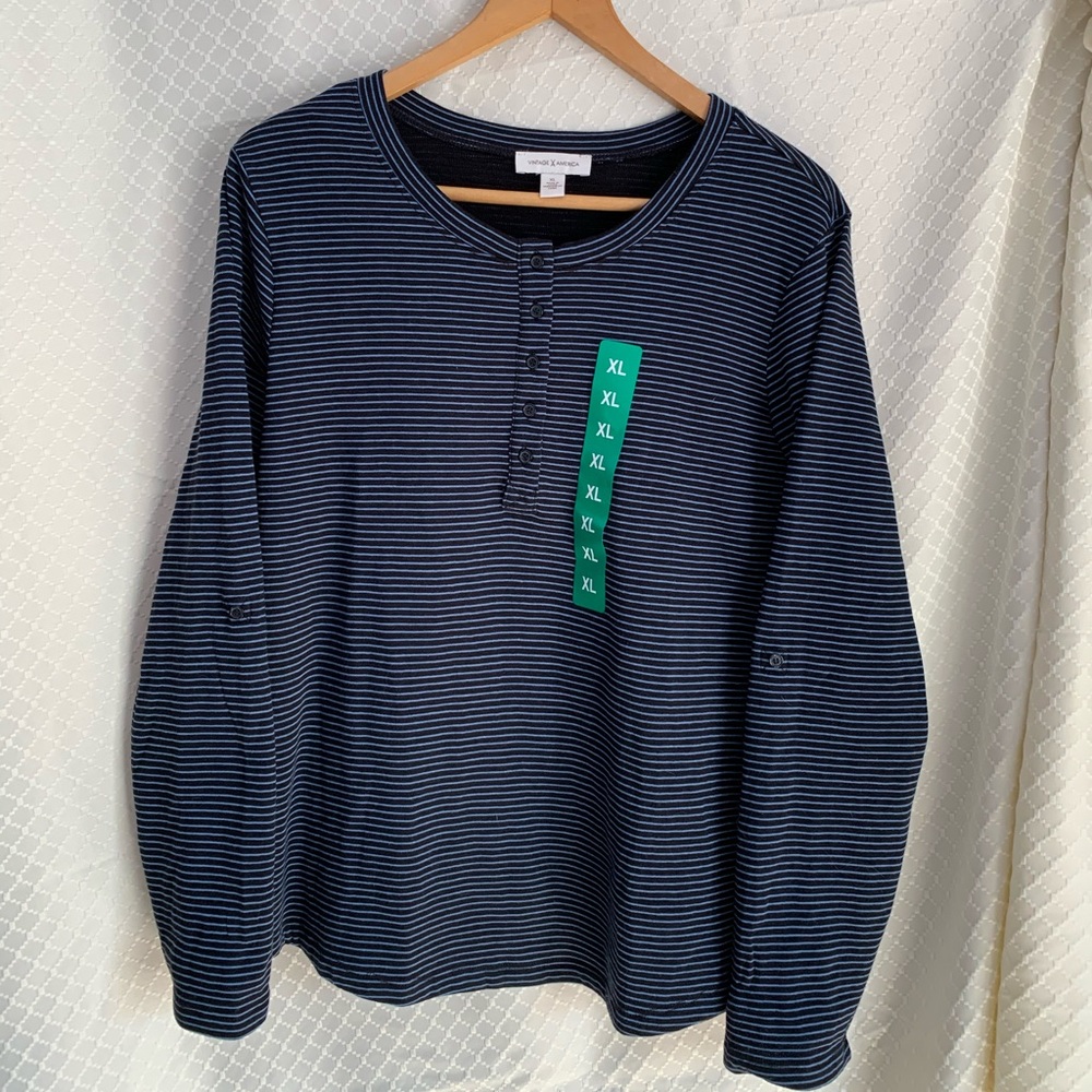 NWT Vintage America Women’s Long Sleeve Shirt